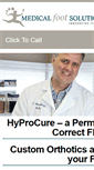Mobile Screenshot of medicalfootsolutions.com
